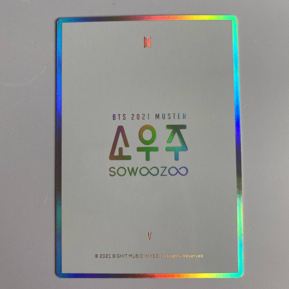 BTS 2021 MUSTER 'SOWOOZOO' MINI PHOTOCARD SPECIAL VERSION - V